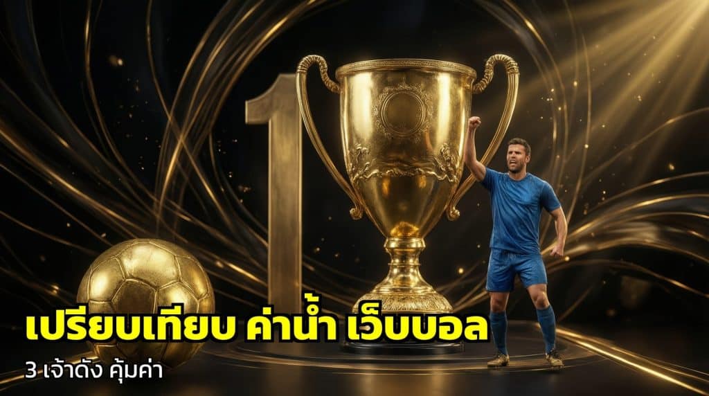เปรียบเทียบ ค่าน้ำ เว็บบอล