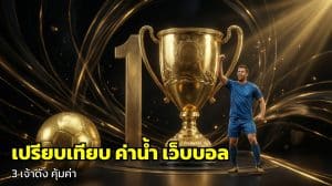 เปรียบเทียบ ค่าน้ำ เว็บบอล